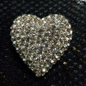 Heart Shaped Crystal Pendant